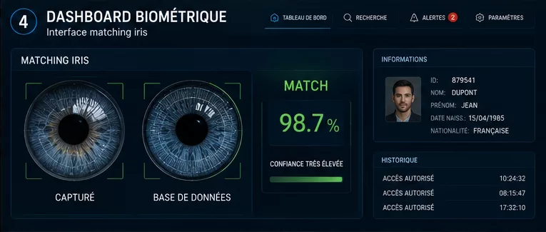Applications de la reconnaissance d’iris